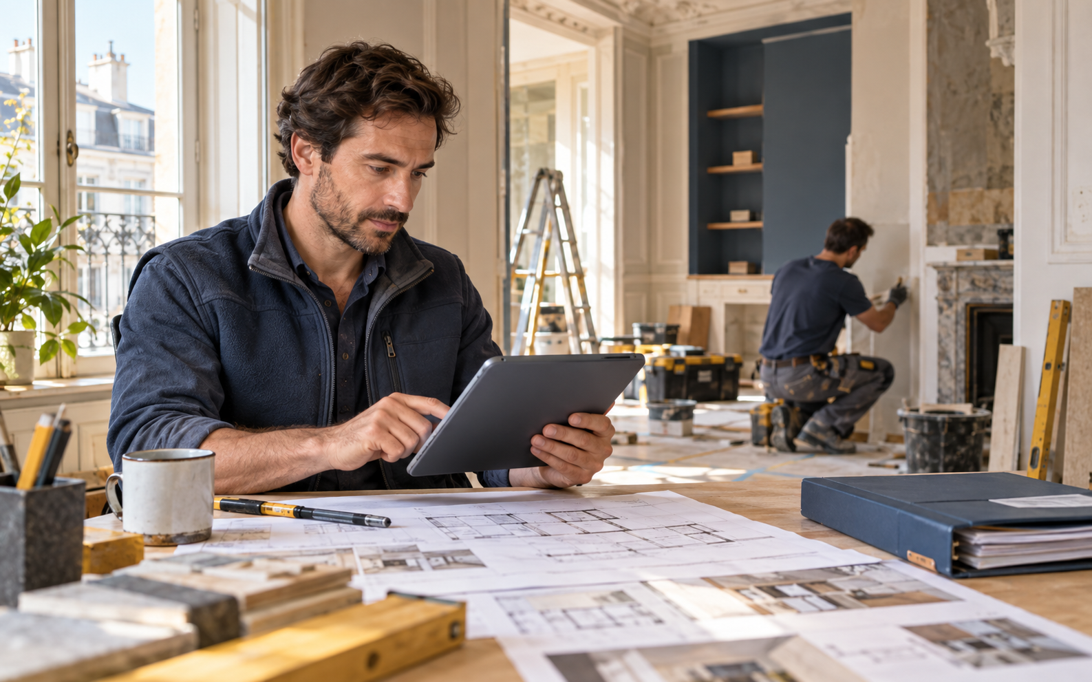 Suivi numérique d’un projet de rénovation sur le terrain